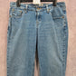 Levi's Strauss Blue Low Rise Bootcut Flare Blue Denim Pants Jeans Short 8