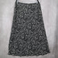 JBS Ltd Black Geometric Swirl Beach Long Flare Maxi Pull On Skirt Plus 20W