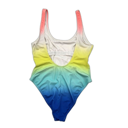 Love & Sports Ombre One Piece Swimsuits Swimwear Bathing Suit Medium Size 8-10