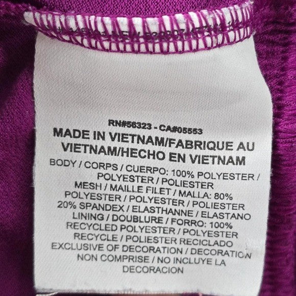 Nike Purple Pull On Athletic Active Running Pants Shorts S Small