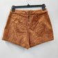 Pacsun Brown Tan Corduroy Pants Shorts Skort Size 27 XS