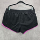 Old Navy Active Black Purple Shorts Pull On Athletic Running Shorts L Large