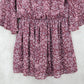Speechless Purple Floral Fit Flare Boho Ruffle Flirt Bell Sleeve Dress Plus 1X