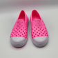 Nautica Girls Pink White Slip on Summer Shoes Foam Rubber Play Shoe Size 12