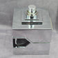 L'Aventure Al Haramain 3.4 FL OZ 100 ML Silver Black Empty Glass Bottle Only