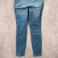 Wonderly Blue Pull-On Super Skinny Denim Jeggings Jeans Pants 8S