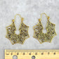 Gold Leaf Floral Star Web Hook Boho Retro Dangle Earrings Fashion Jewelry JB2-7