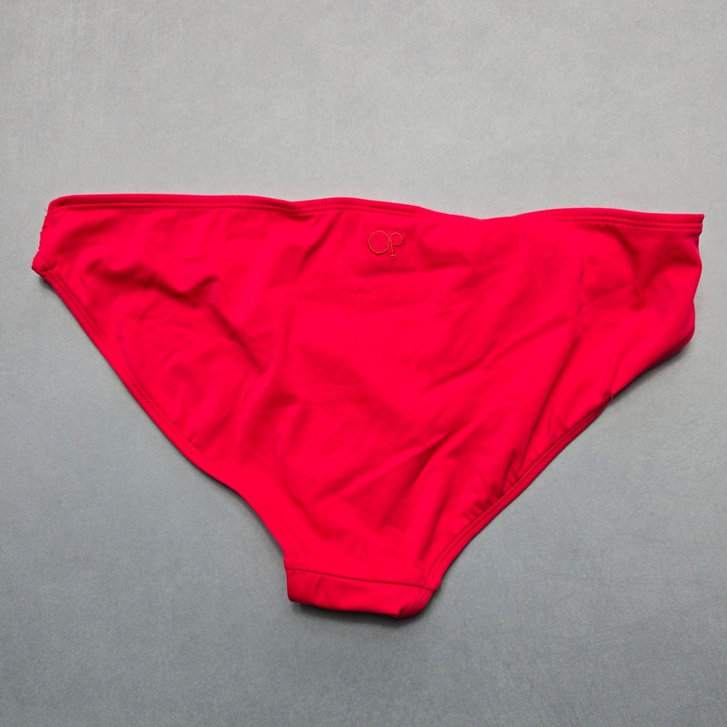 OP Deep Pink Swim Beach Cheeky Flirty Boho Bikini Bottom L Large