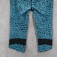 Under Armour Blue Black Dot Cropped Activewear Yoga Leggings Active Sports Large