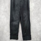 Diane Gilman Black Pull On Straight Classic Elastic Denim Pants Jean M Medium