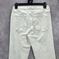 Abercrombie & Fitch White Blue Tie Dye Skinny Slim Denim Pants Jeans 28x28
