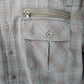 Calvin Klein One Jeans Blue Plaid Button Up Long Sleeve Dress Shirt Extra Large