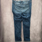 Torrid Denim Blue Distress Straight Tapered Denim Pants Jeans 24XT