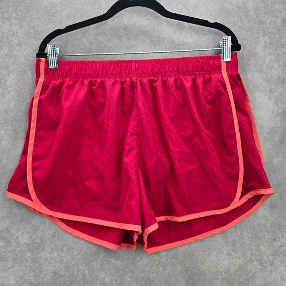 Members Mark Pink Pull On Athletic Sports Active Running Shorts L Large