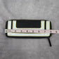 MAC Black White Gold Small Zip Makeup Cosmetics Slim Pouch Bag