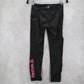 Reebok Black Leggings Sports Crop Ankle Athletic Sports Active Pants L Large