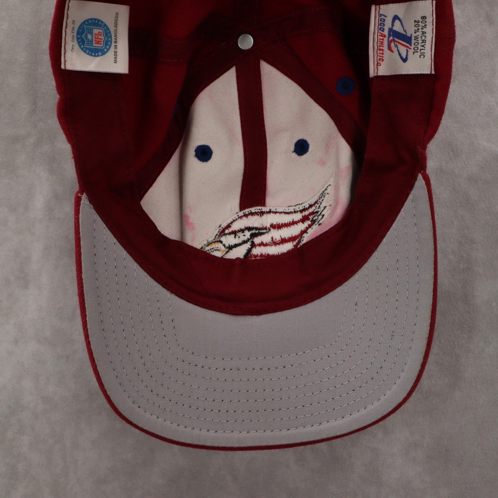 Cardinals Red Sports Team NHL Wool Snap Back Baseball Cap Hat OSFM