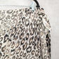 Bobeau Gray Animal Print Maxi Wrap High Low Romantic Chic Flare Skirt Plus 3X