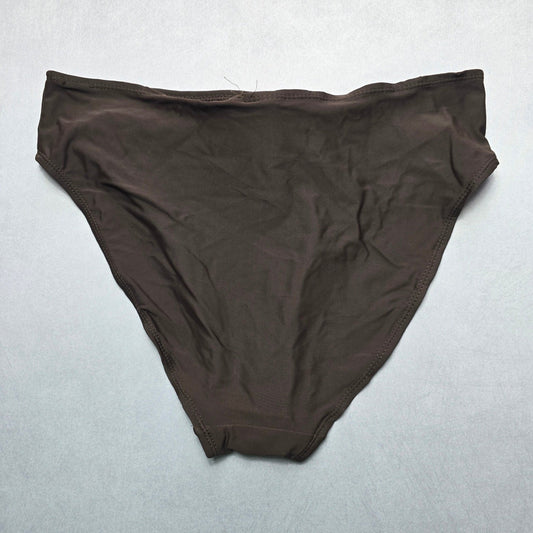 Envya Brown Swim Beach Cheeky Flirty Boho Bikini Bottom L Large 12