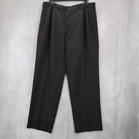 Dockers Black Mens Business Casual Dress Pants Straight Leg Work 36x40