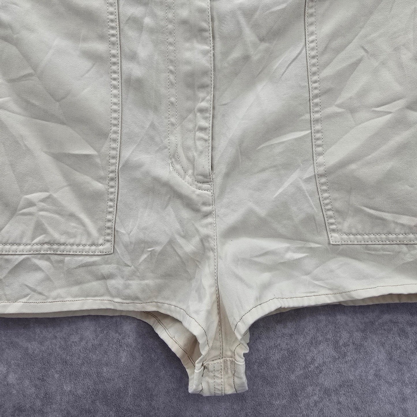 Jones New York Sport Khaki Flat Front Bermuda Bottoms Pants Shorts Plus 14