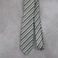 Bugatchi Uomo Gray Stripe Executive Formal Business Silk Classic Men's Neck Tie