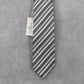 Bugatchi Uomo Gray Stripe Executive Formal Business Silk Classic Men's Neck Tie