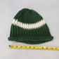 Green Cable Knit Y2K Vintage Hippy Unisex Youth Boho Bucket Beanie Cap Hat