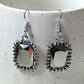 Gray Silver Dangle Long Hook Boho Retro Statement Fashion Jewelry Earrings E94