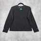 Breckenridge Black Christmas Embroidered Snowman Y2K Holiday Vintage Top Medium