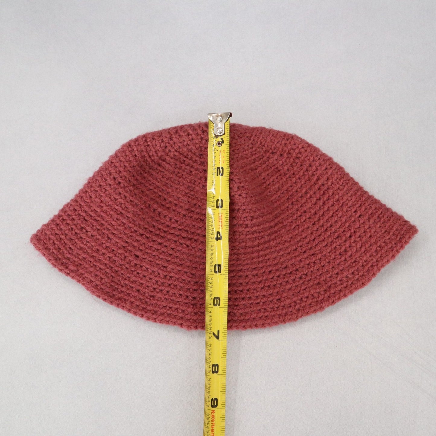 Pink Cable Knit Handmade Y2K Cozy Preppy Vintage Bucket Beanie Cap Hat