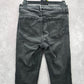 William Rast Black Skinny Sculpted Stretch High Rise Denim Pants Jeans 28