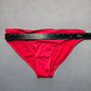 OP Deep Pink Swim Beach Cheeky Flirty Boho Bikini Bottom L Large