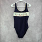 Le Cove Navy Blue Swimsuit Swimwear One Piece Size 14