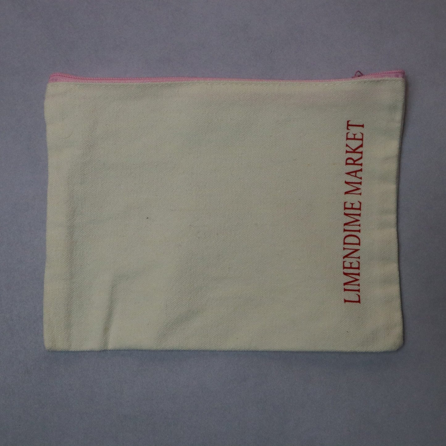 All You Need Is Love Red Sequin Heart Patch Pink Zipper Canvas Handmade Bag