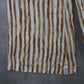 Zac & Rachel Yellow Stripe Pull On Wide Leg Boho Comfy Trouser Pants Large
