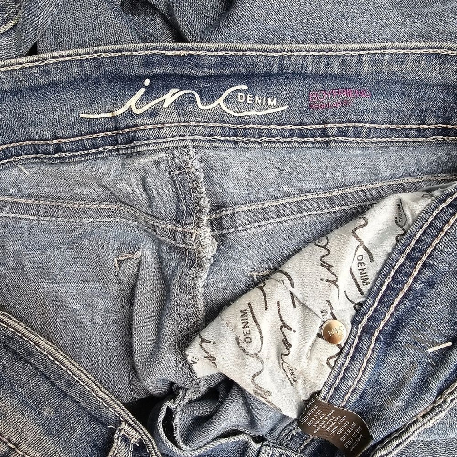 Ink Denim Blue Jeans Pants Size 10