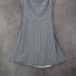 Hollister Blue Stripe Fit Flare Cutout Nautical Beach Tie Preppy Dress Small S