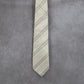 Maestro Signature White Stripe Executive Formal Business Classic Men's Neck Tie