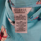 George Blue Floral Mini Short Flare Lace Trim Preppy Zip Button Skirt Plus 24W