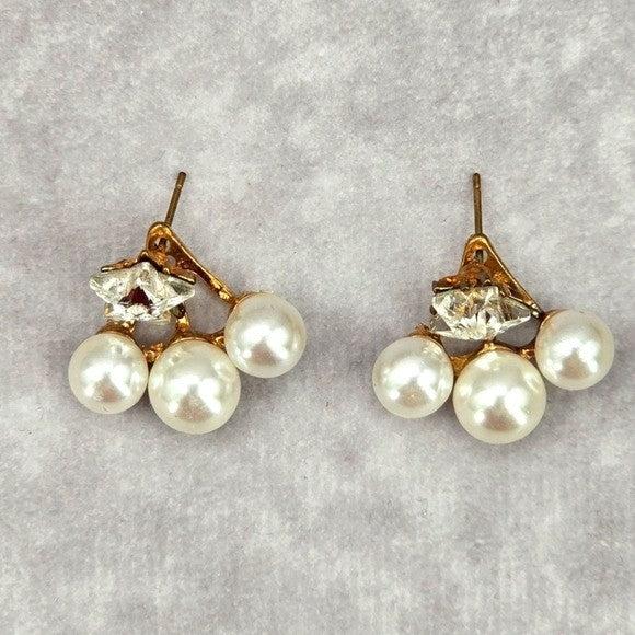 Gold Pearl Stud Star Drop Dangle Earrings Fashion Jewelry JB2-88