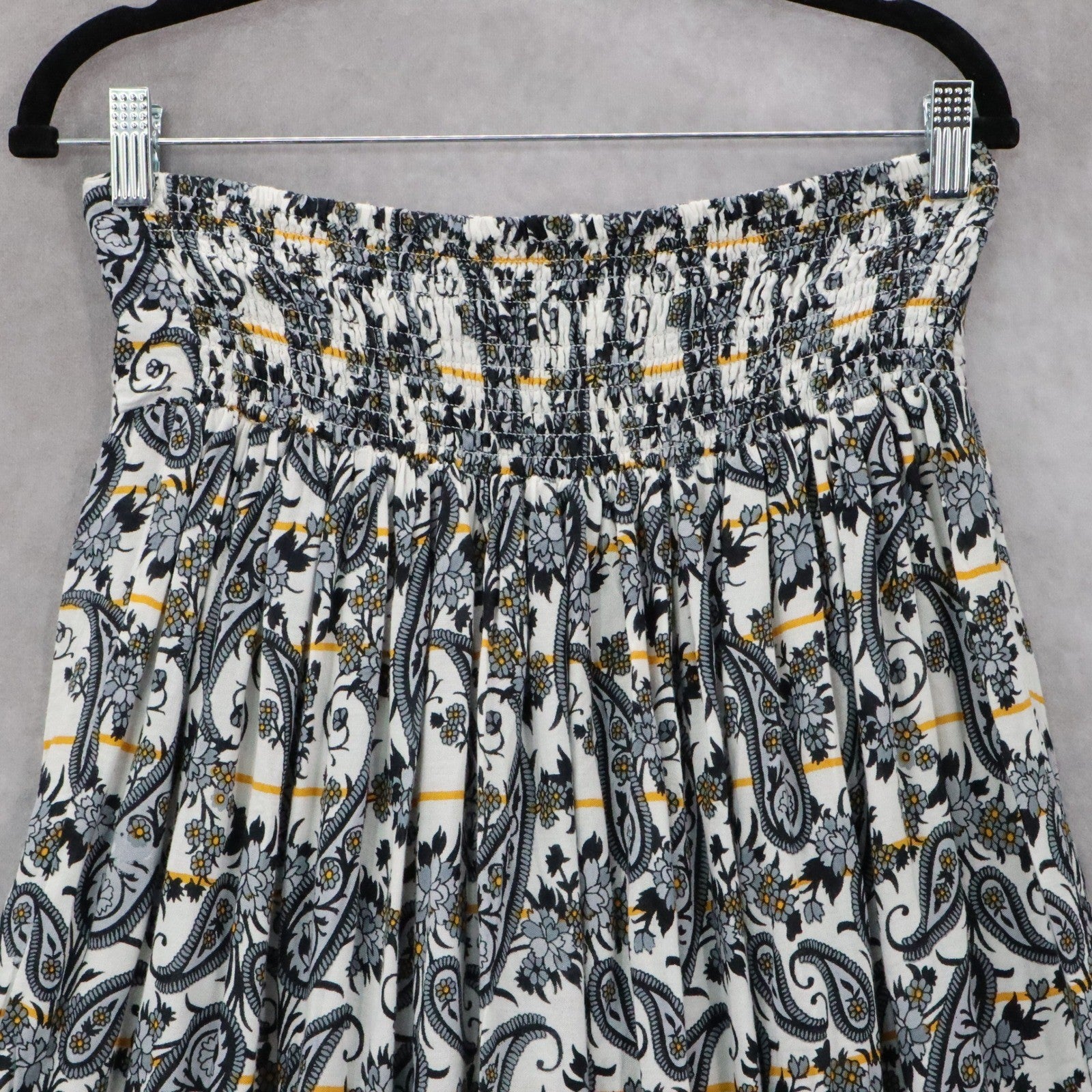Sassy Doll Boho Paisley Skirt Midi Gypsy Floral Festival Retro XL Extra Large