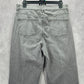 Gloria Vanderbilt Gray Amanda Straight Leg Denim Pants Jeans 12