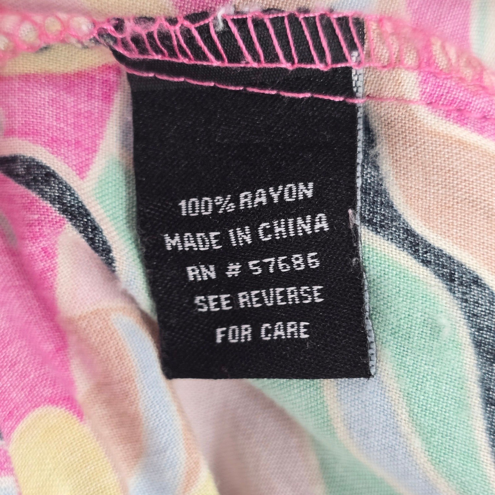 New Look Pink Floral Elastic Crop Belt Beach Boho Wide Leg Pants Trousers XL