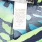 CSC Studio Blue Animal Print Flare Boho Summer Feminine Stretch Skirt Plus 3X