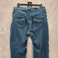 Rue21 Twentyone Black Blue Denim Pants Straight Stretch Skinny Jeans 13/14R
