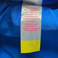 No Boundaries Blue Ribbed Padded Bandeau Halter Swim Bra Beach Bikini Top Large