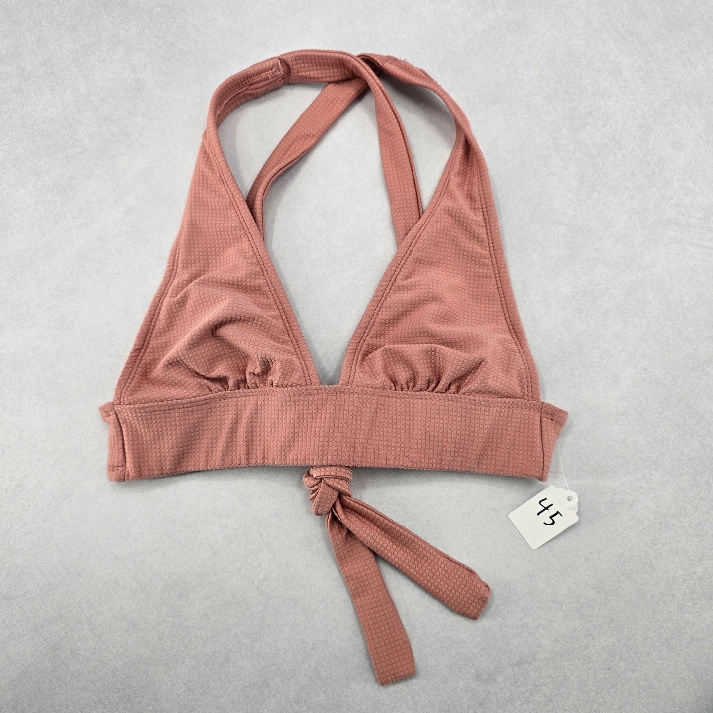 Xhilaration Pink Crisscross Tie Sports Bra Bikini Bralette Swim Top S Small