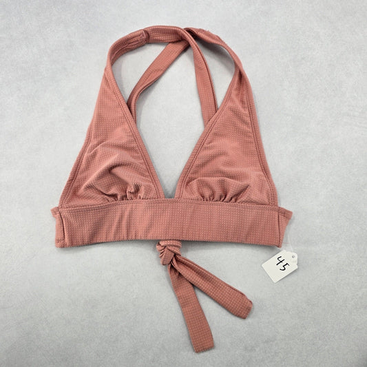 Xhilaration Pink Crisscross Tie Sports Bra Bikini Bralette Swim Top S Small