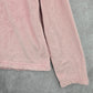 New Directions Pink Fleece Sweater Pullover Soft Comfy Cardigan L Large